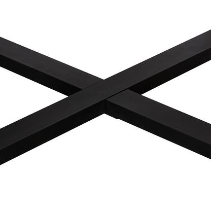 1.4m Alta Round Dining Table | Pebble Grey with Black Metal Legs - www.elkstone.com.au