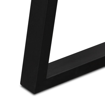 1.6m Alta Round Dining Table | Pebble Grey with Black Metal Legs - www.elkstone.com.au