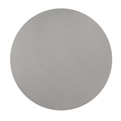 1.6m Alta Round Dining Table | Pebble Grey with Black Metal Legs - www.elkstone.com.au
