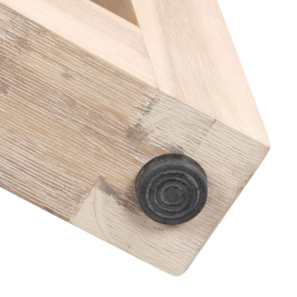 35cm eTerrazzo Round Stool | Ivory Coast with Wide Ivory Wash Legs - www.elkstone.com.au