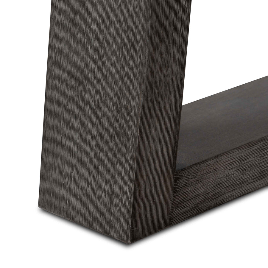 1.6m eTerrazzo Round Dining Table | Apollo with Wide Ebony Acacia Wood Legs - www.elkstone.com.au