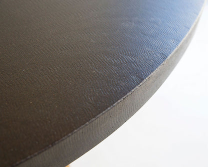 1.8m Alta Rectangular Dining Table - Black with Black Powder Coated Iron Legs - www.elkstone.com.au