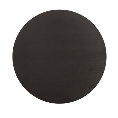 1.2m Alta Round Dining Table | Ebony Black with Light Honey Acacia Wood Legs - www.elkstone.com.au
