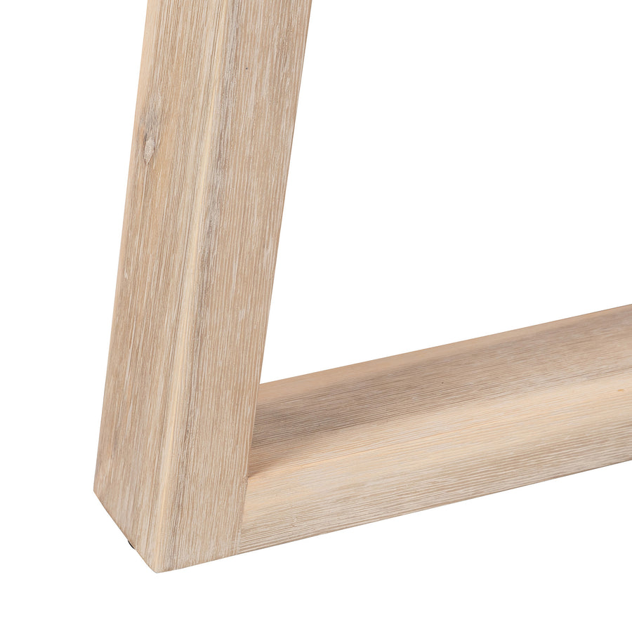 1.2m eTerrazzo Round Dining Table | Ivory Coast with Ivory Washed Acacia Wood Legs - www.elkstone.com.au