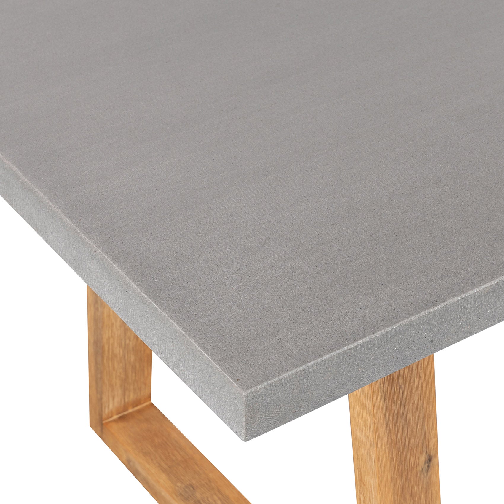 1.8m Sierra Rectangular Dining Table | Pebble Grey with Light Honey Acacia Wood Legs - www.elkstone.com.au