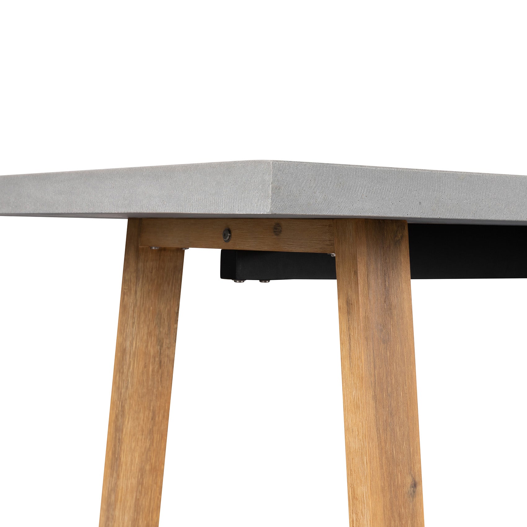 1.8m Sierra Rectangular Dining Table | Pebble Grey with Light Honey Acacia Wood Legs - www.elkstone.com.au