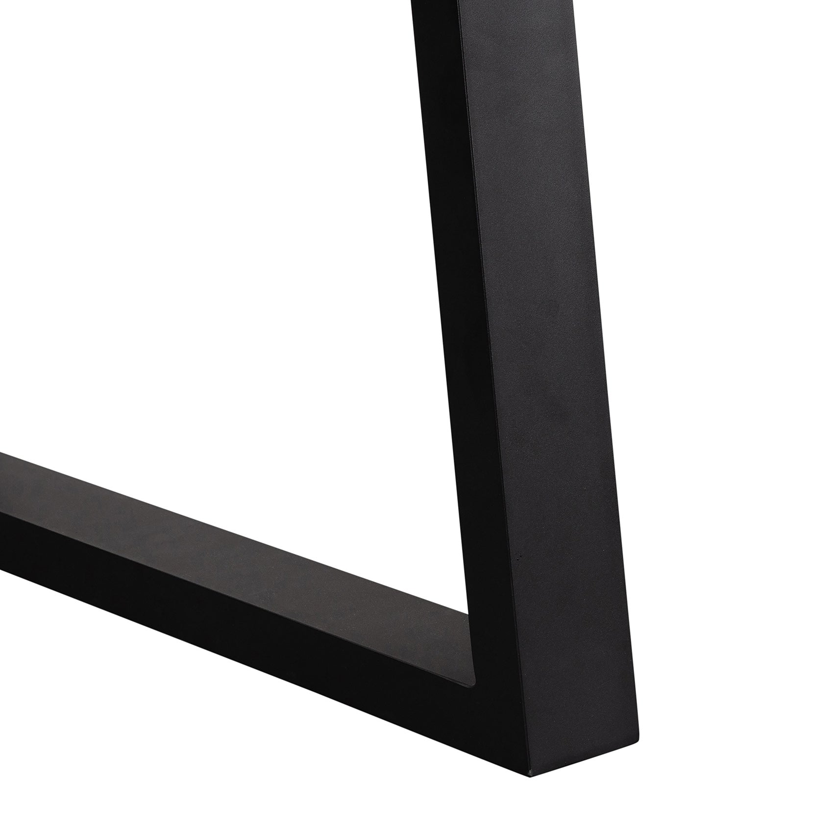 1.8m Sierra Rectangular Dining Table | Speckled Grey with Black Metal Legs - www.elkstone.com.au