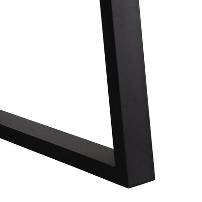 1.8m Sierra Rectangular Dining Table | Speckled Grey with Black Metal Legs - www.elkstone.com.au