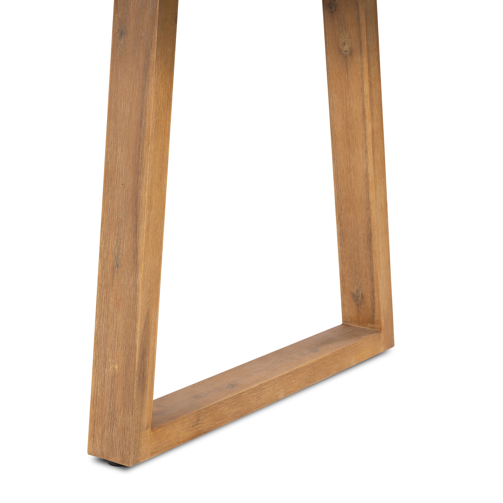 3.0m Sierra Rectangular Dining Table | Beige with Light Honey Acacia Wood Legs - www.elkstone.com.au