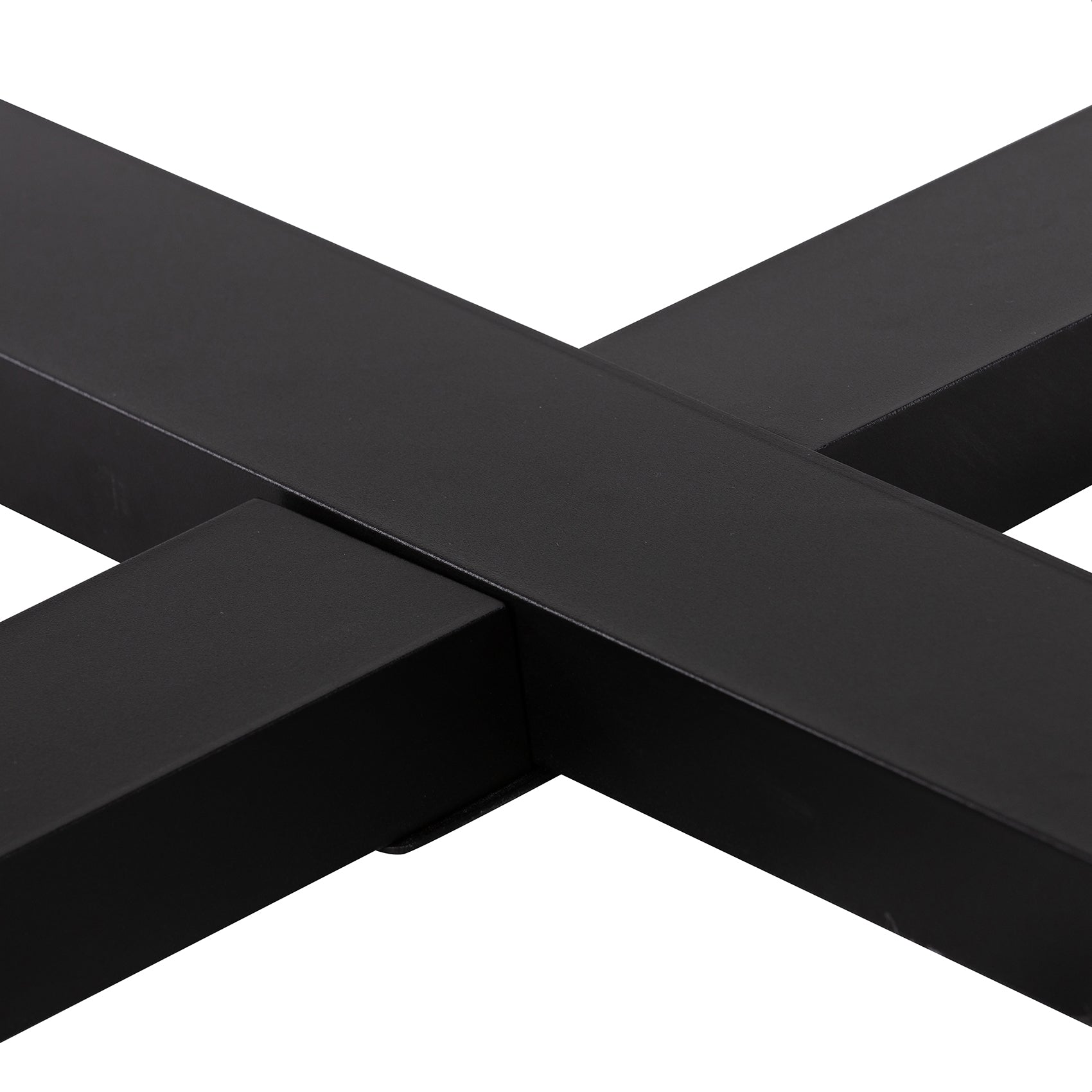 1.6m Alta Round Dining Table | Ebony Black with Black Metal Legs - www.elkstone.com.au