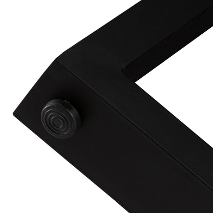 1.4m Alta Round Dining Table | Speckled Grey with Black Metal Legs - www.elkstone.com.au